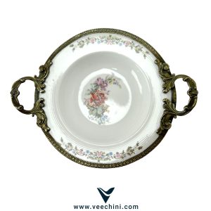 بشقاب گود لیمونژ آنتیک پایه دار -VCHI042 (1)