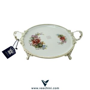 دیس لیمونژ نقره ای پایه دار - VCHI039 (1)