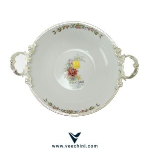 کاسه لیمونژ نقره ای پایه دار قطر 27 -VCHI036 (2)