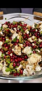 سالاد گل کلم و انار