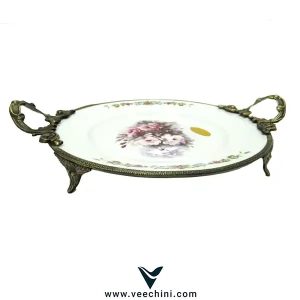 بشقاب لبه دار لمونژگل رز - VCHI066 (3)