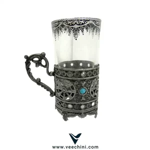 گیره استکان پیوتر نگین دار - VCHI075 (2)