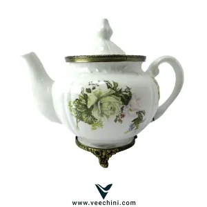 قوری لمونژ گل سبز - VCHI101 (1)