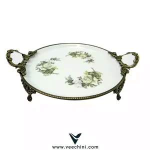 دیس گرد لمونژ گل سبز - VCHI131 (1)