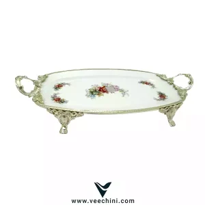 سینی تشریفات نقره ای بزرگ لمونژ - VCHI143 (2)