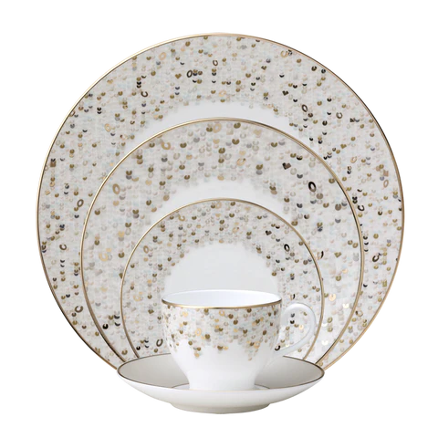 Nikko ژاپن - سرویس غذاخوری Spangles White
