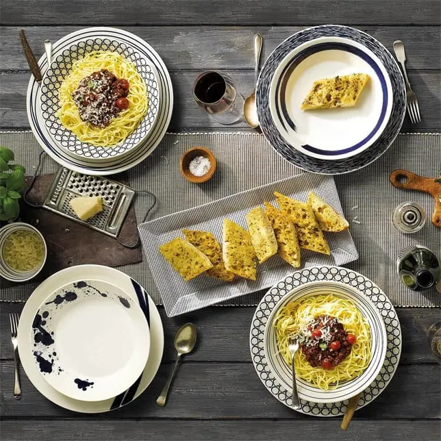 Royal Doulton - سرویس بشقاب غذاخوری Blue Dinner Plates