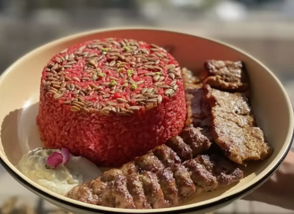 طرز تهیه کته کباب سماقی