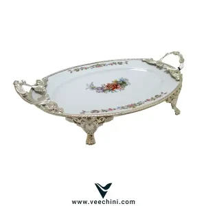 دیس بیضی لمونژ نقره ای - VCHI177 (3)