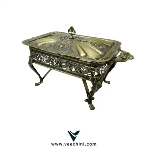 سوفله خوری فلزی مستطیل درب دار آنتیک - VCHI172 (3)