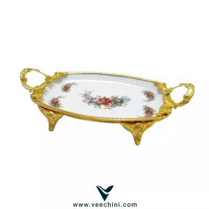 سینی لمونژ مستطیل کوچک طلایی (1)