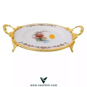 دیس لبه دار لمونژ طلایی سایز 2 - VCHI206 (5)