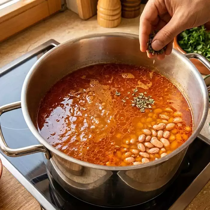 طرز تهیه خوراک لوبیا چیتی