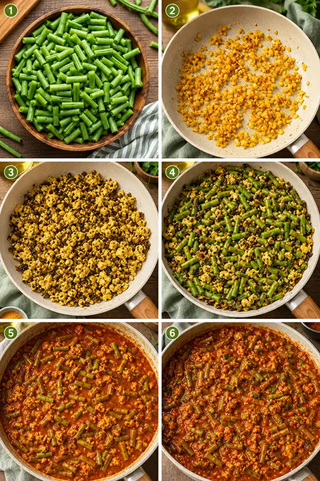 طرز تهیه لوبیا پلو
