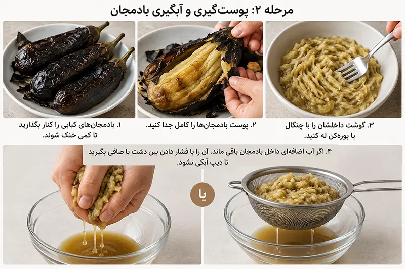 طرز تهیه دیپ بادمجان