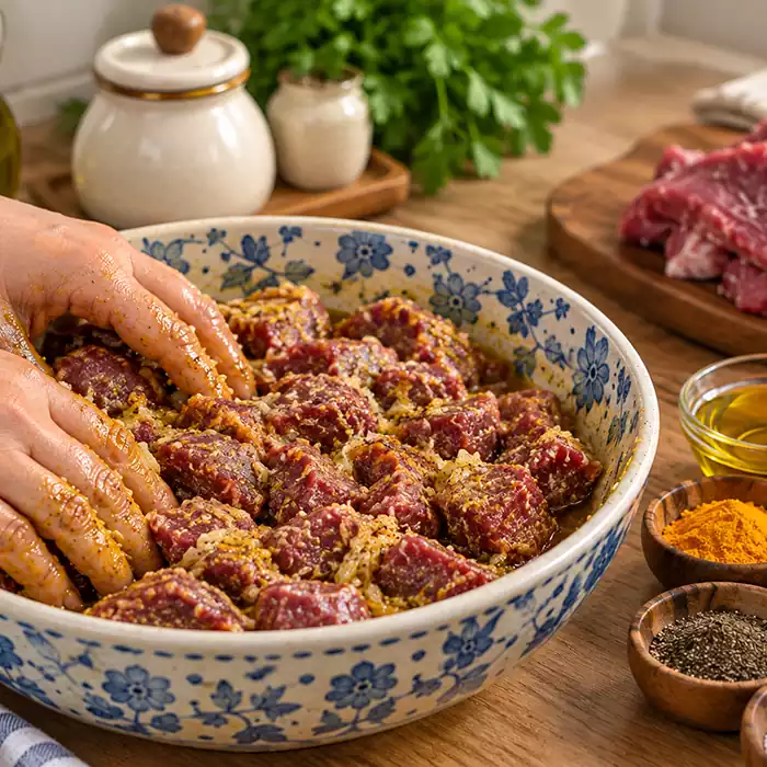 طرز تهیه کمج کباب