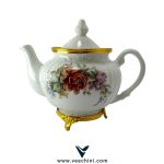 قوری لیمونژ پایه دار طلایی - VCHI040 (1)