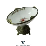 میوه خوری آجیل خوری لمونژ گل ریز پایه دار - VCHI105 (1)